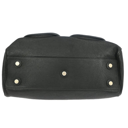 Christian Dior Black Leather My Dior Duffle Handbag