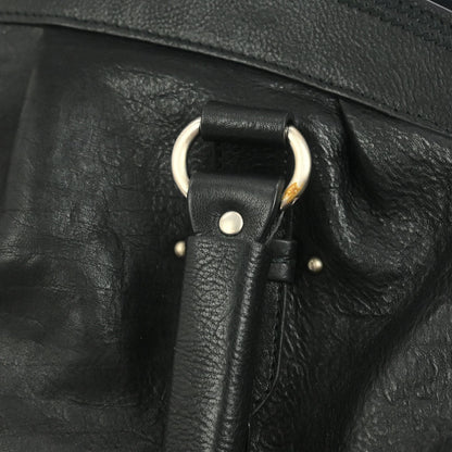 Christian Dior Black Leather My Dior Duffle Handbag