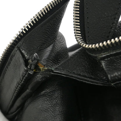 Christian Dior Black Leather My Dior Duffle Handbag