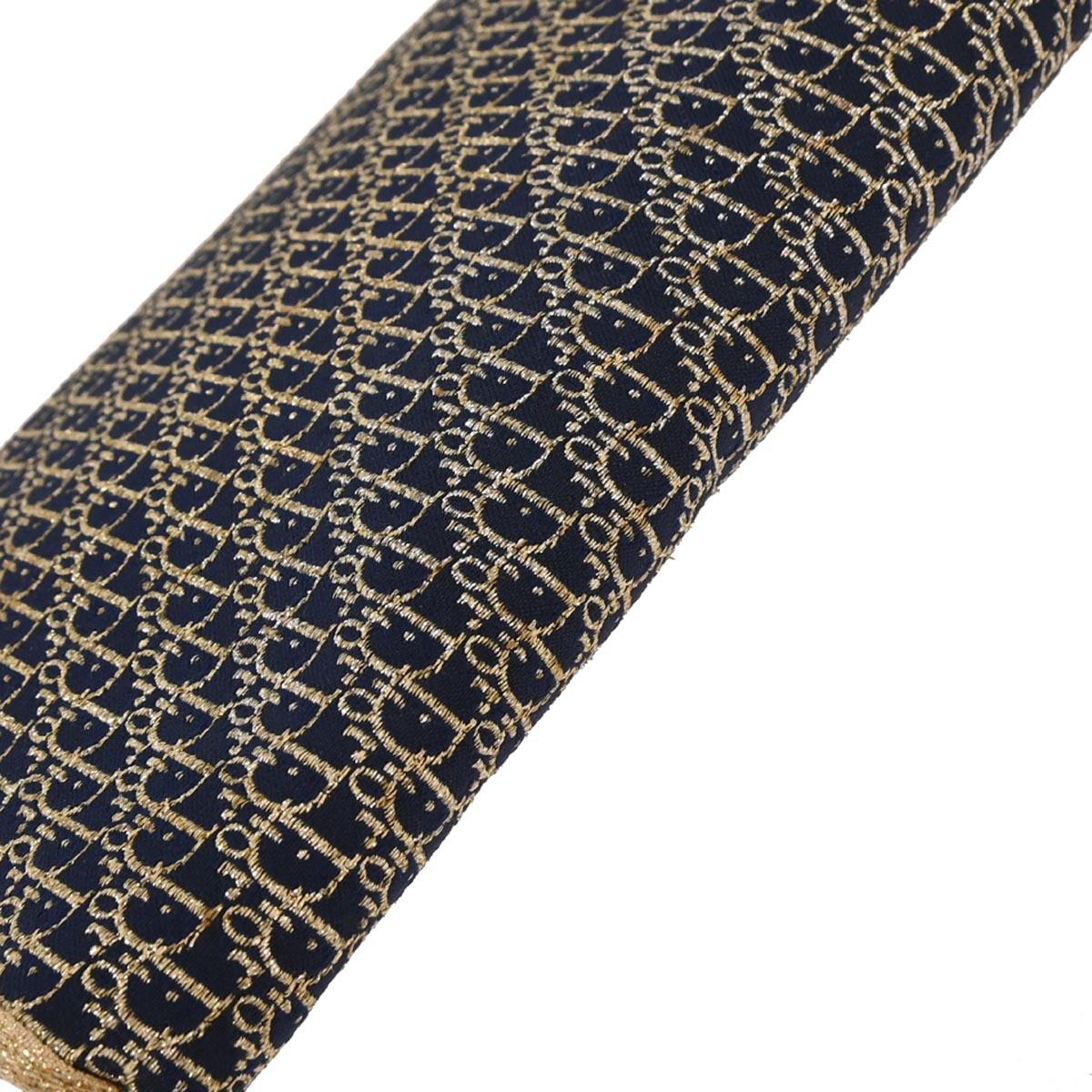 Christian Dior Navy Canvas Trotter Shoulder Bag