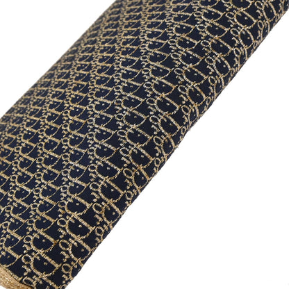 Christian Dior Navy Canvas Trotter Shoulder Bag