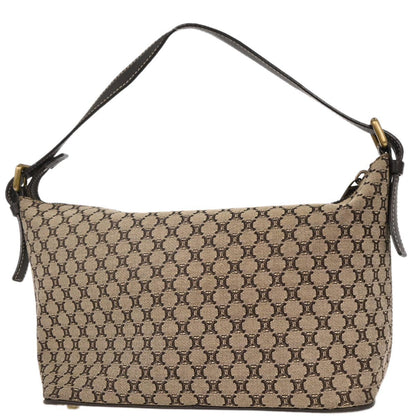 Celine Brown Canvas Macadam Handbag