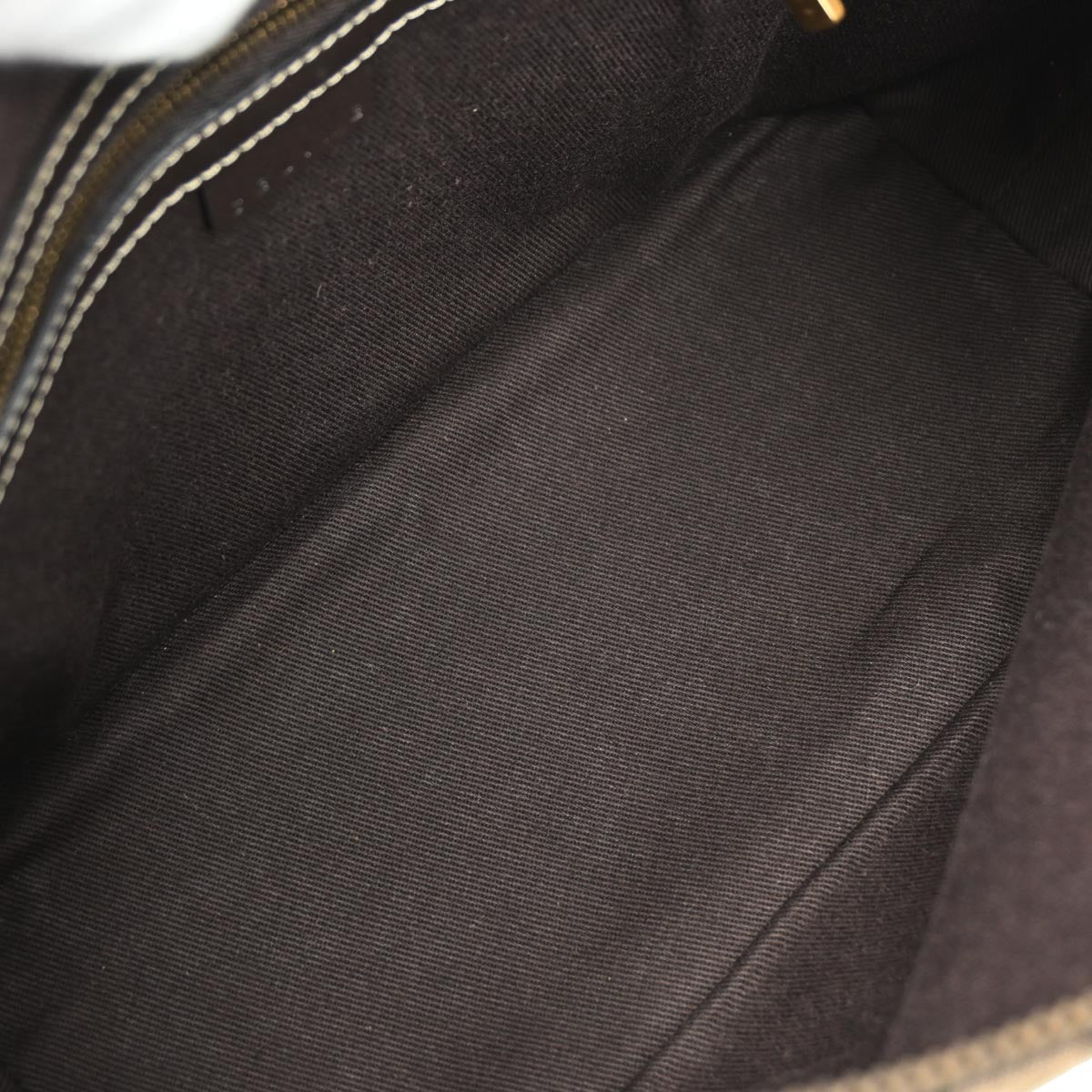 Celine Brown Canvas Macadam Handbag