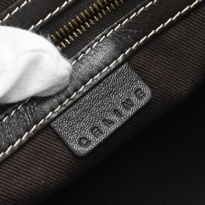 Celine Brown Canvas Macadam Handbag