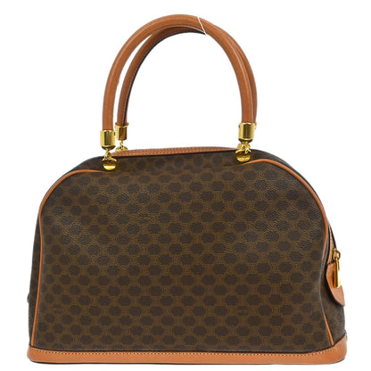 Celine Brown PVC Macadam Handbag