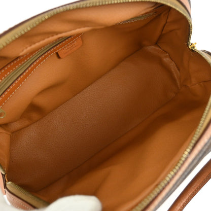 Celine Brown PVC Macadam Handbag