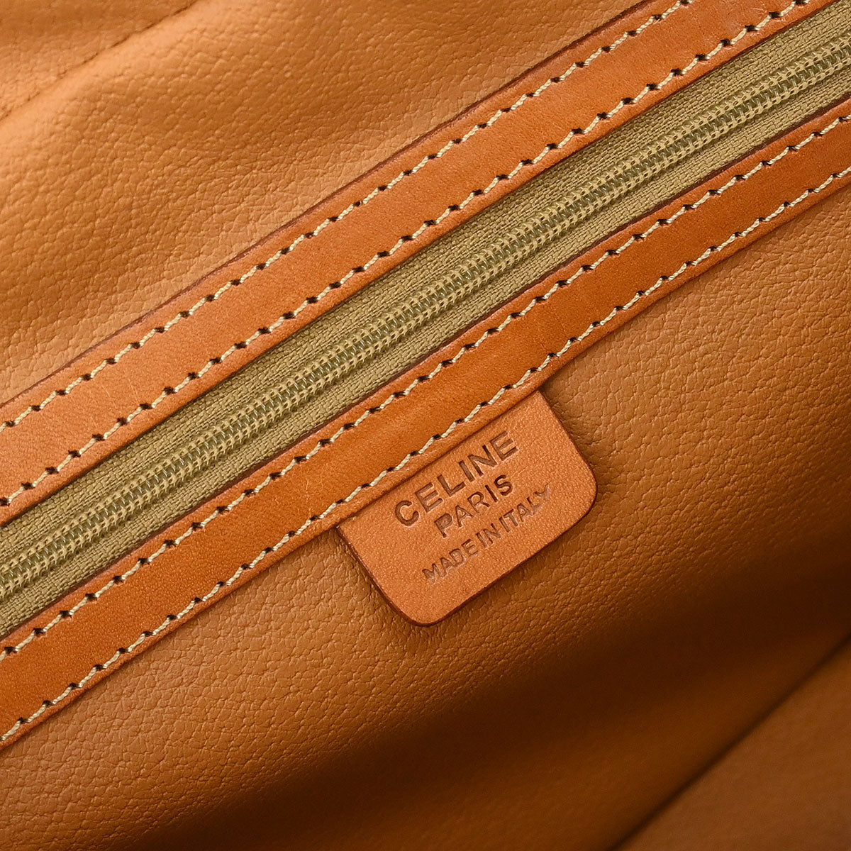 Celine Brown PVC Macadam Handbag