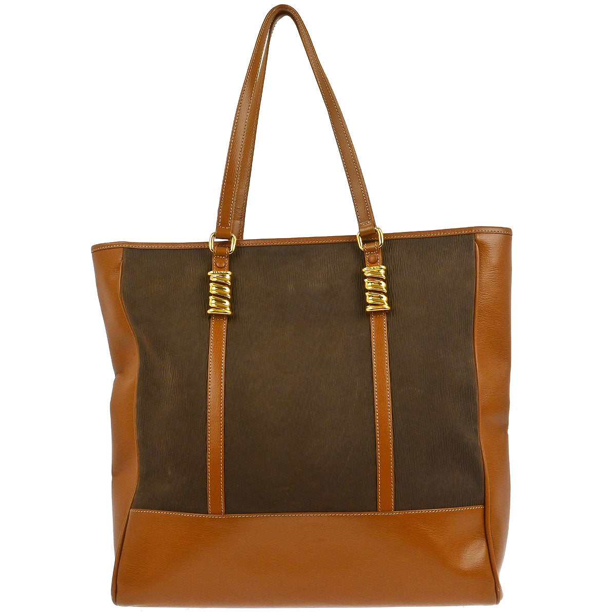 Loewe Brown Leather Belasquez Tote Handbag