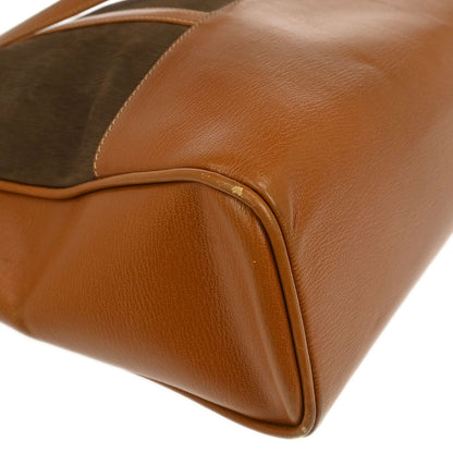 Loewe Brown Leather Belasquez Tote Handbag