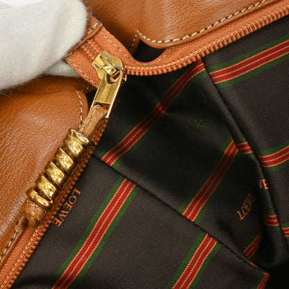 Loewe Brown Leather Belasquez Tote Handbag