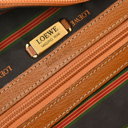 Loewe Brown Leather Belasquez Tote Handbag