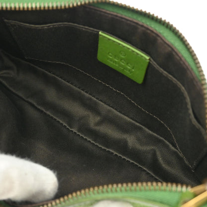 Gucci Green Suede GG Handbag