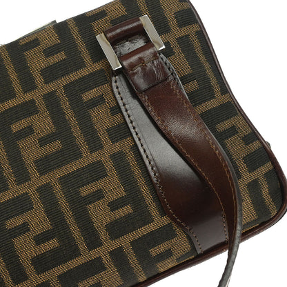 Fendi Brown Canvas Zucca Handbag