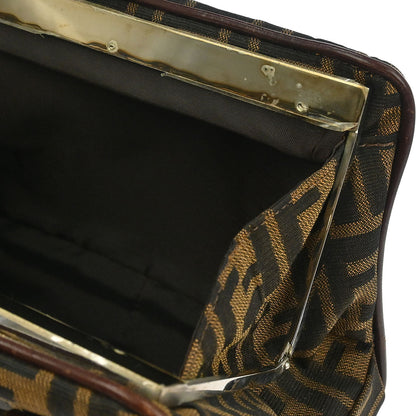 Fendi Brown Canvas Zucca Handbag