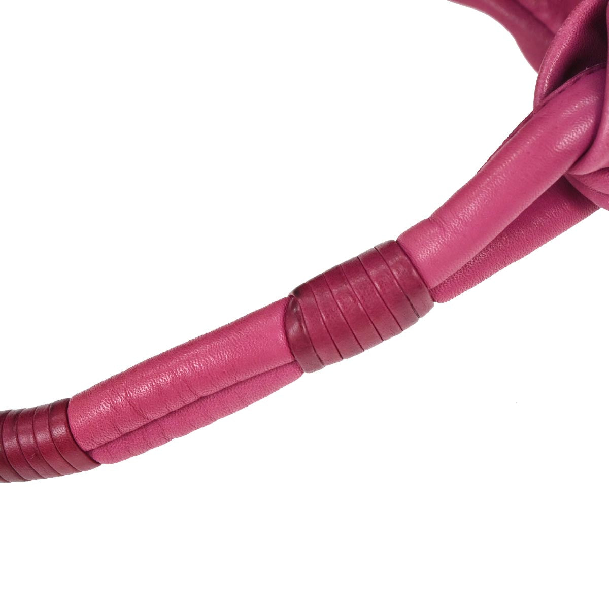 Christian Dior Pink Leather Gypsy Ruffle Hobo Handbag