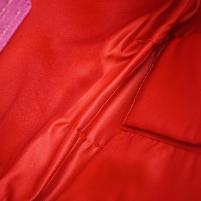 Christian Dior Pink Leather Gypsy Ruffle Hobo Handbag