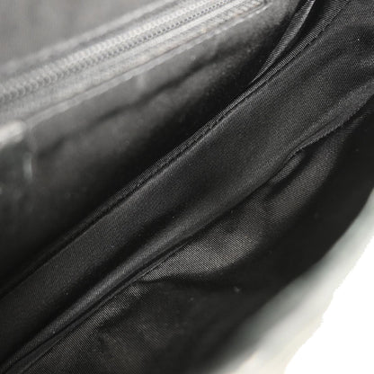 Christian Dior Black Leather Saddle Handbag