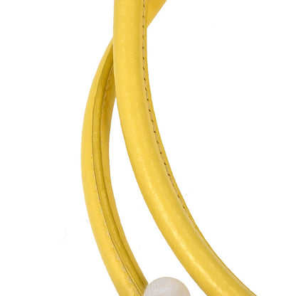 Celine Yellow Leather Handbag
