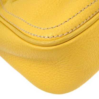 Celine Yellow Leather Handbag