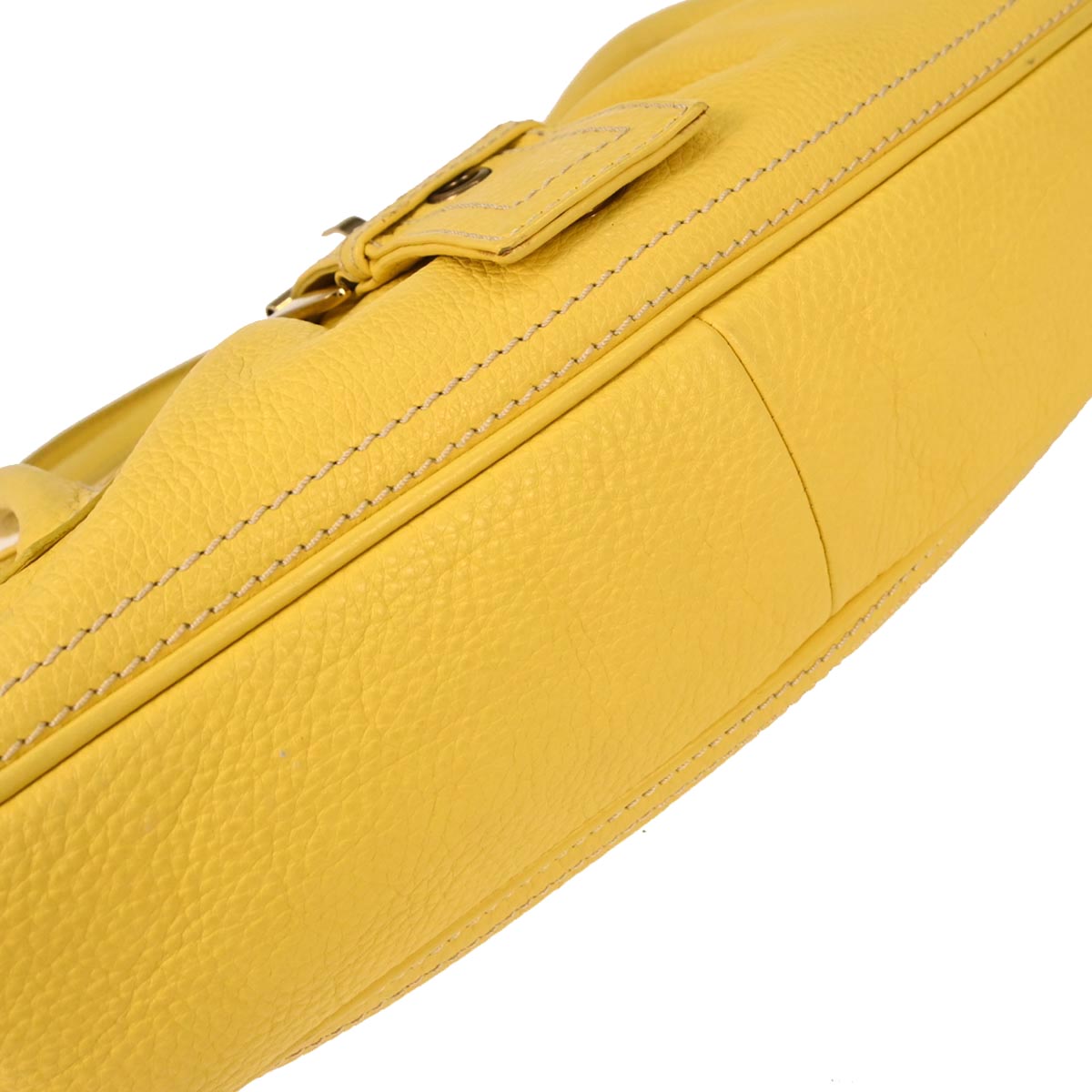 Celine Yellow Leather Handbag