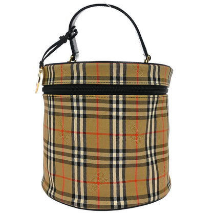 Burberrys Beige Black House Check Vanity Handbag