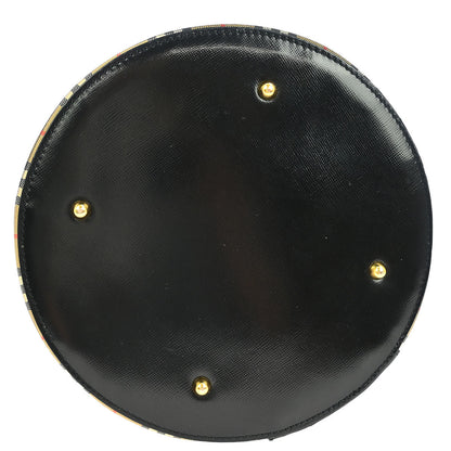 Burberrys Beige Black House Check Vanity Handbag