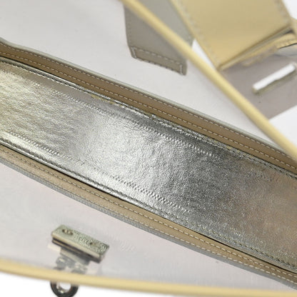 Salvatore Ferragamo Blue PVC Gancini Fish Print Handbag