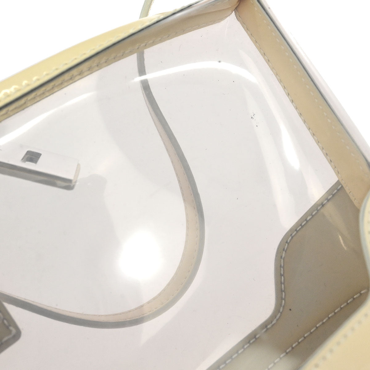 Salvatore Ferragamo Blue PVC Gancini Fish Print Handbag