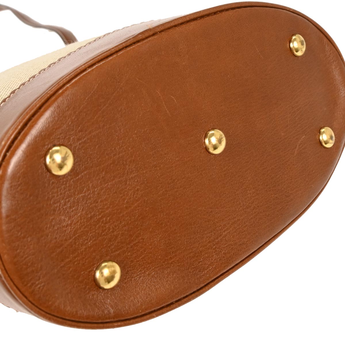 Loewe Beige Canvas Tote Shoulder Bag