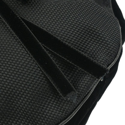 Yves Saint Laurent Black Nylon Rive Gauche Shoulder Bag