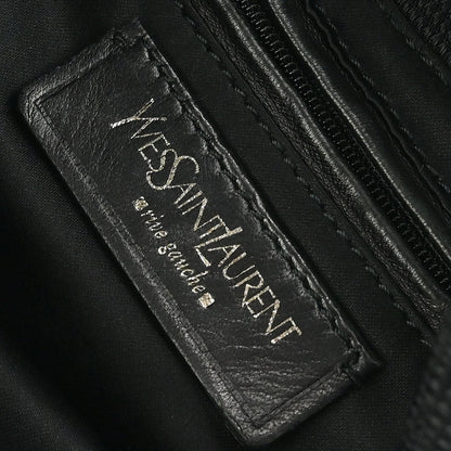 Yves Saint Laurent Black Nylon Rive Gauche Shoulder Bag