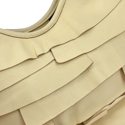 Yves Saint Laurent * Off-white Lizard Mombasa Handbag