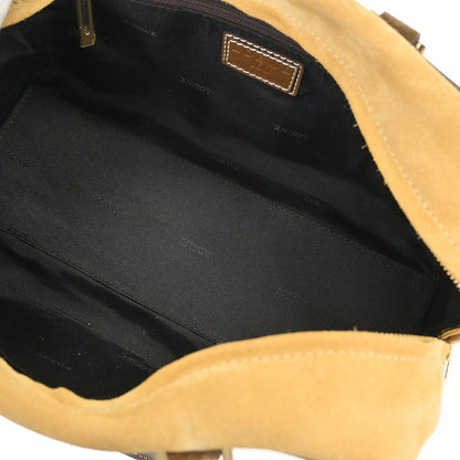 Loewe Beige Brown Suede Amazona 28 Handbag