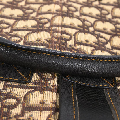 Christian Dior Beige Canvas Trotter Tote Handbag