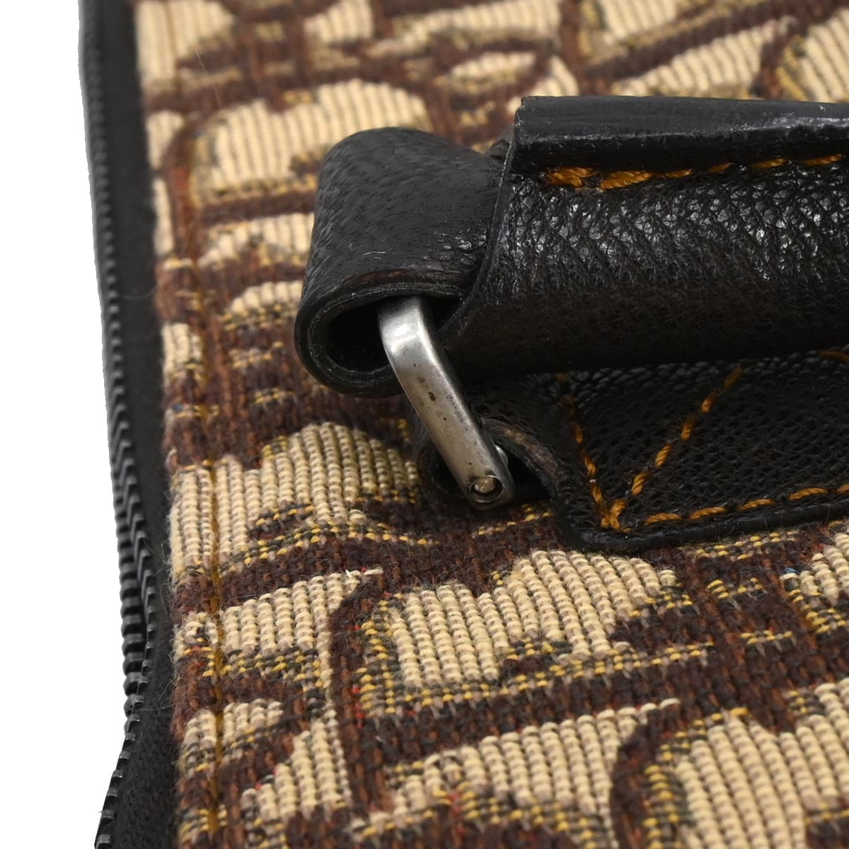 Christian Dior Beige Canvas Trotter Tote Handbag