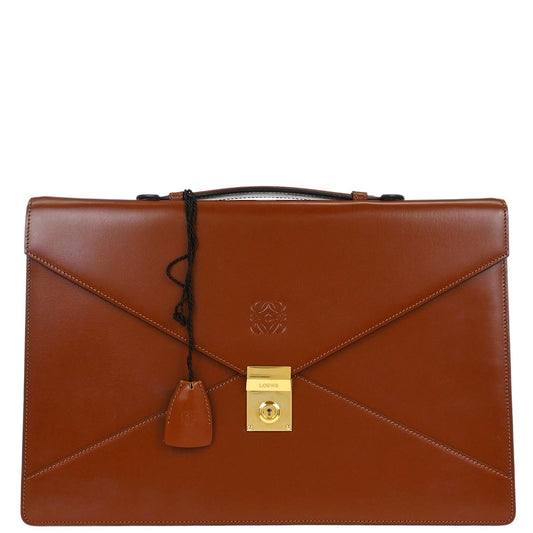 Loewe Brown Briefcase Handbag