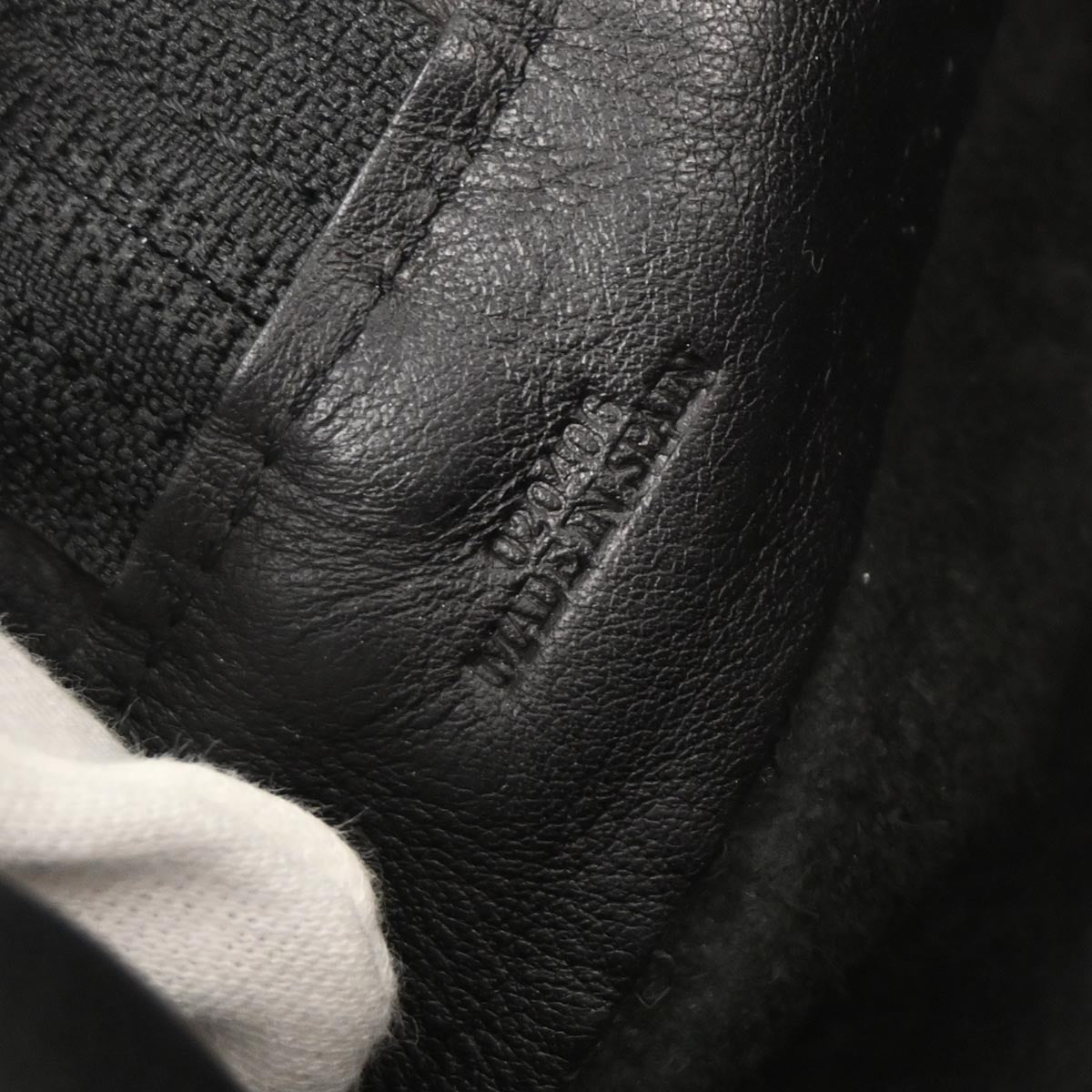 Loewe Black Suede Amazona 36 Handbag