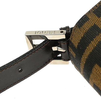 Fendi Brown Canvas Zucca Baguette Handbag