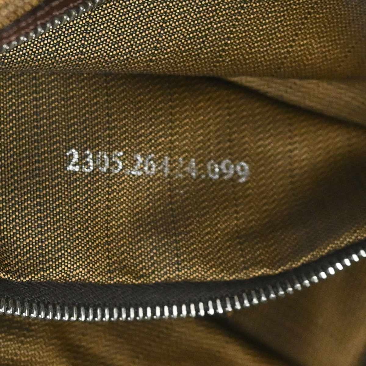Fendi Brown Canvas Zucca Baguette Handbag