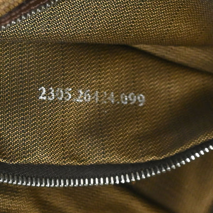 Fendi Brown Canvas Zucca Baguette Handbag