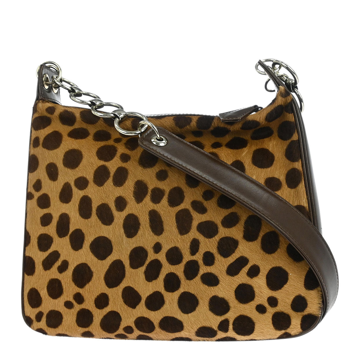 Yves Saint Laurent * Pony Hair Cheetah Shoulder Bag
