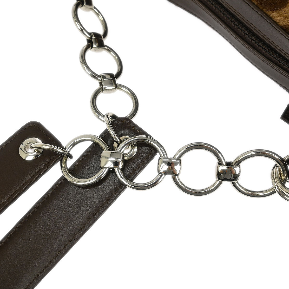 Yves Saint Laurent * Pony Hair Cheetah Shoulder Bag