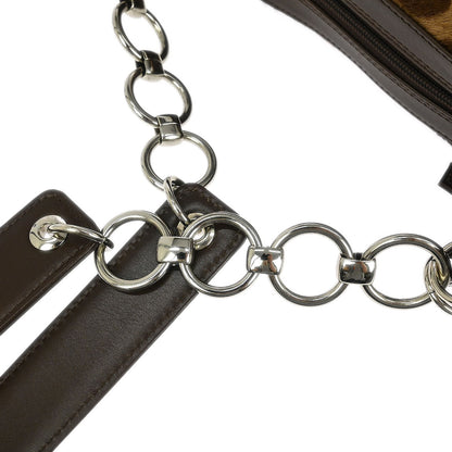 Yves Saint Laurent * Pony Hair Cheetah Shoulder Bag