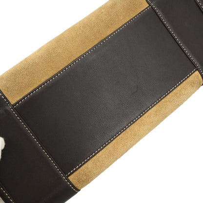 Loewe Beige Suede Amazona 28 Handbag