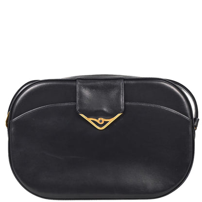 Cartier Navy Leather Sapphire Shoulder Bag