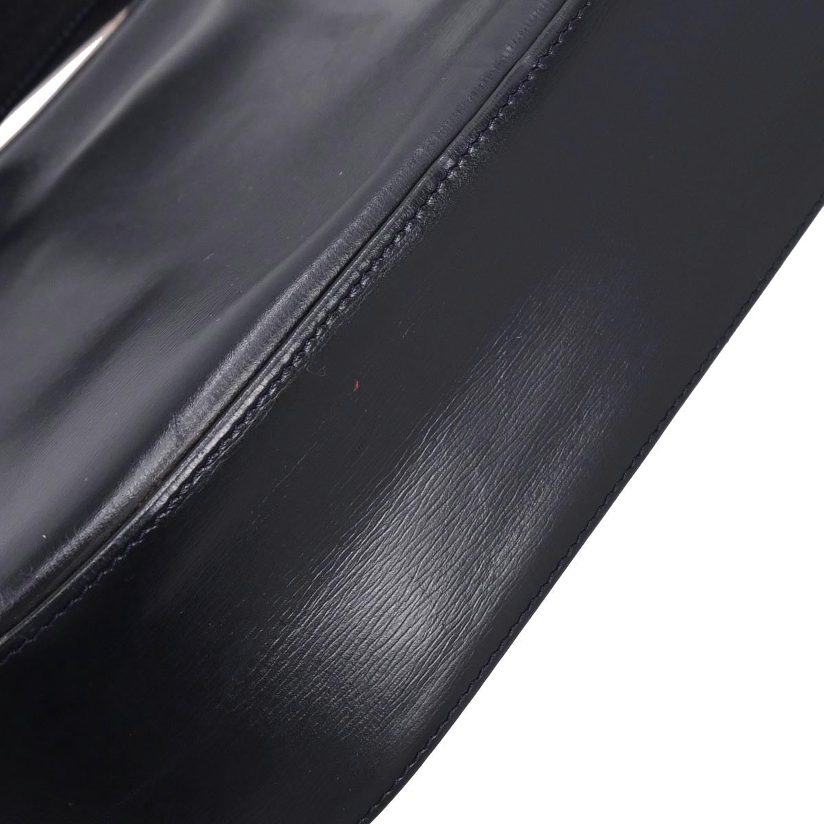 Cartier Navy Leather Sapphire Shoulder Bag