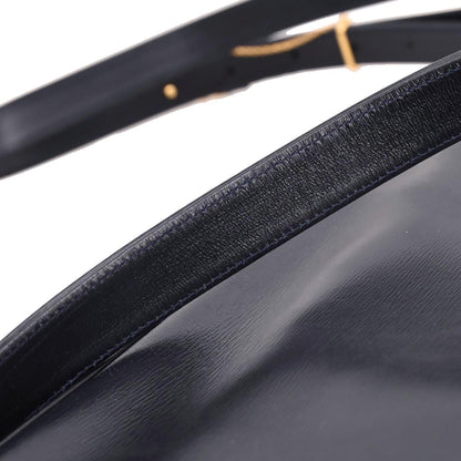 Cartier Navy Leather Sapphire Shoulder Bag