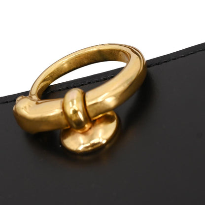 Cartier Black Leather Panthere Tote Handbag