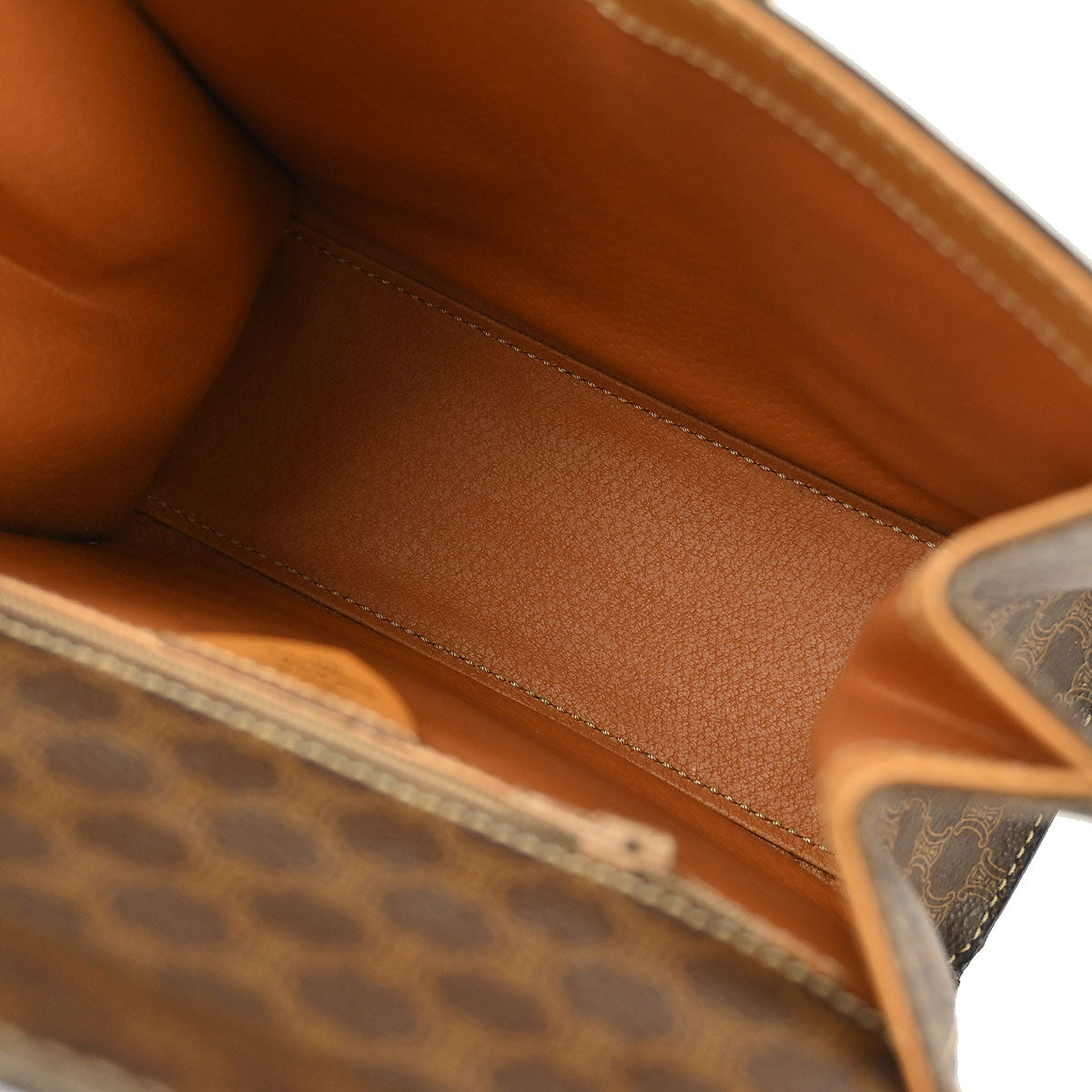 Celine Brown Macadam 2way Shoulder Handbag