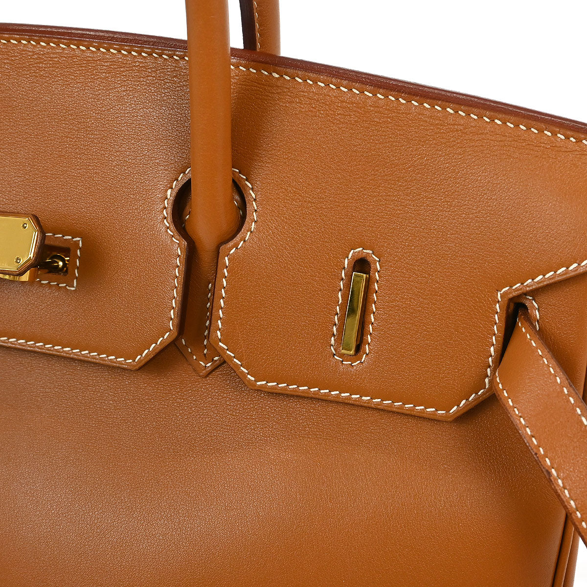 Hermes Gold Gulliver Birkin 35 Handbag